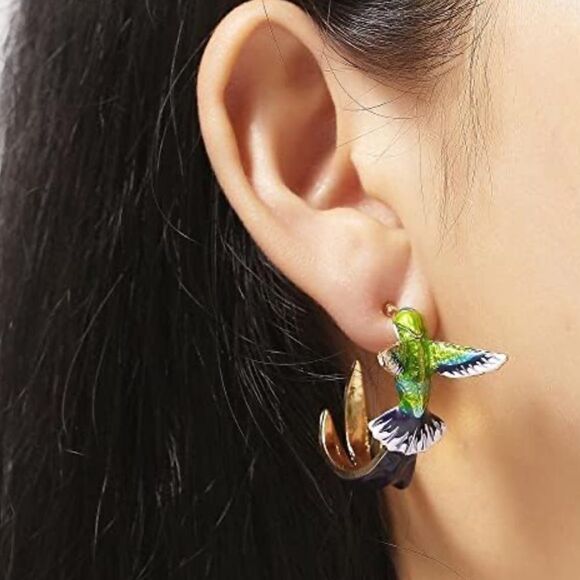 HummingbirdâstudâearringsâA410 - Picture 2 of 5